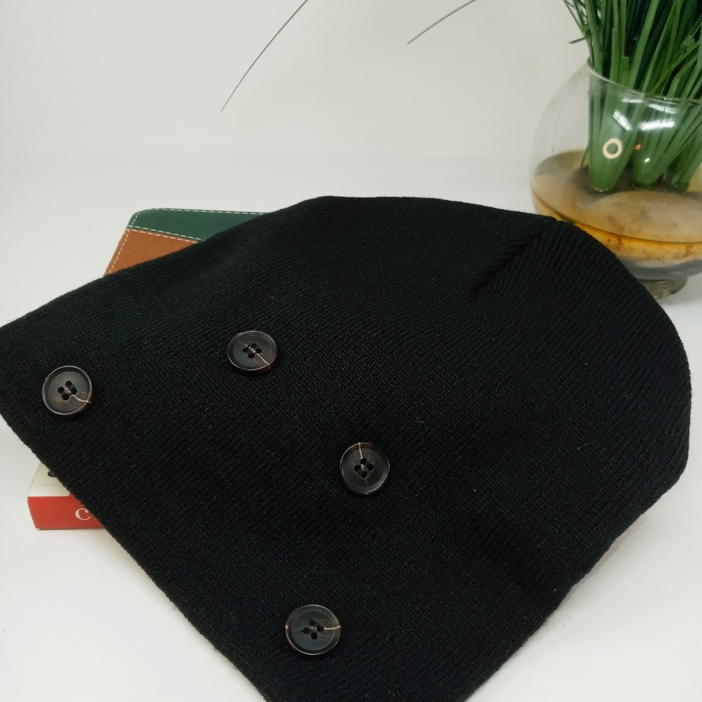 NWOT Black Scully Knit Cap